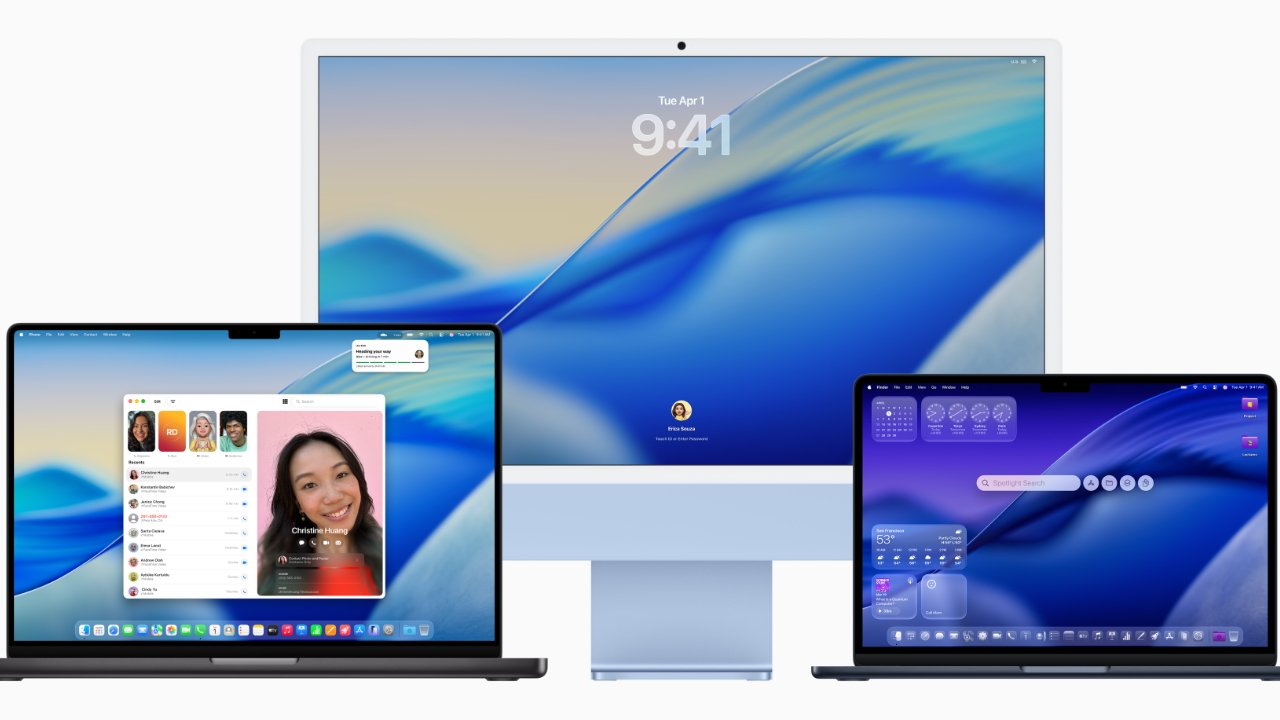macOS Tahoe获得Liquid Glass视觉重新设计和主要工具更新