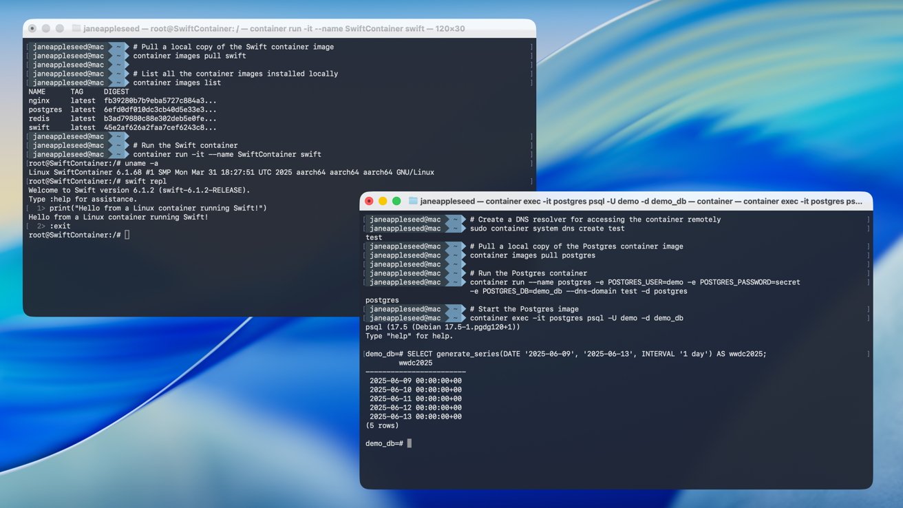 Sorry Docker: macOS 26 adds native support for Linux containers