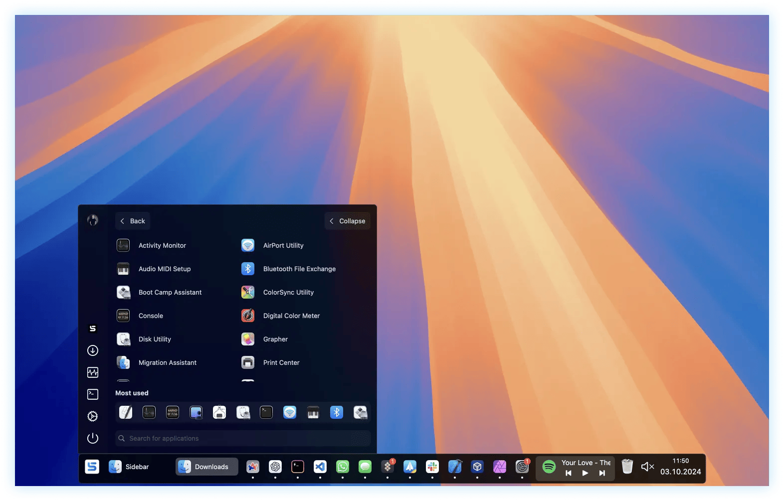 Sidebar 1.8.10