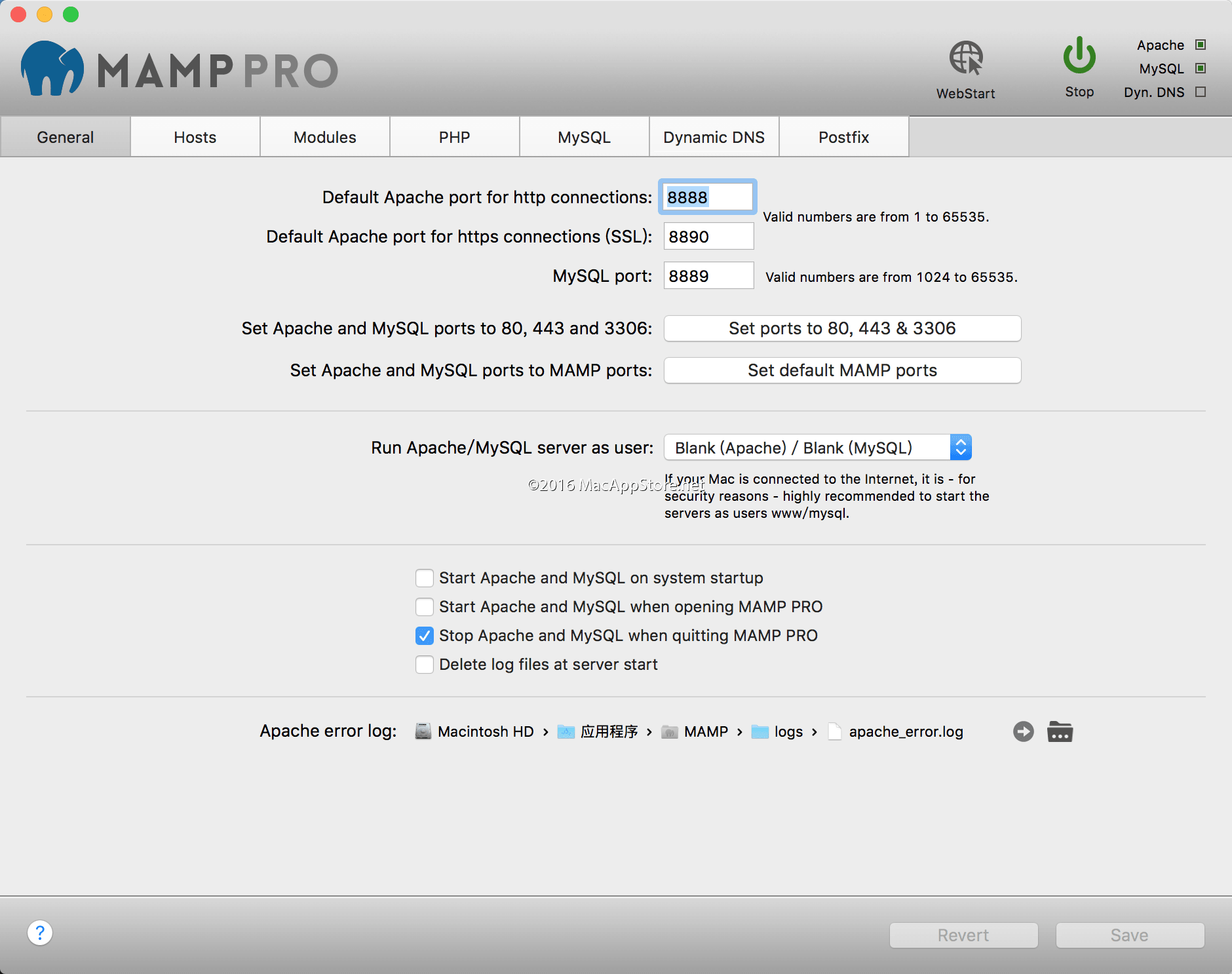 MAMP PRO 6.9