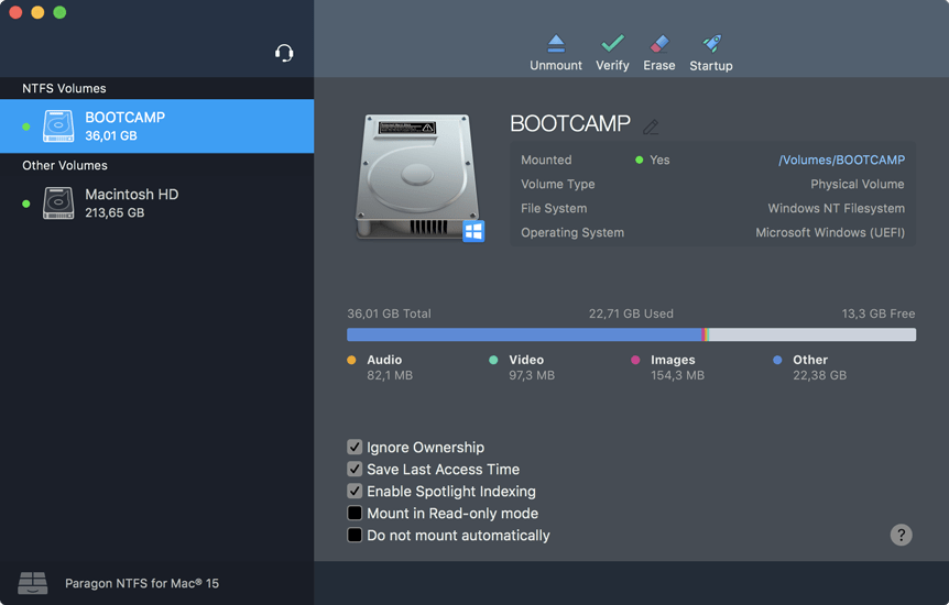 Paragon NTFS for Mac 15.5.106