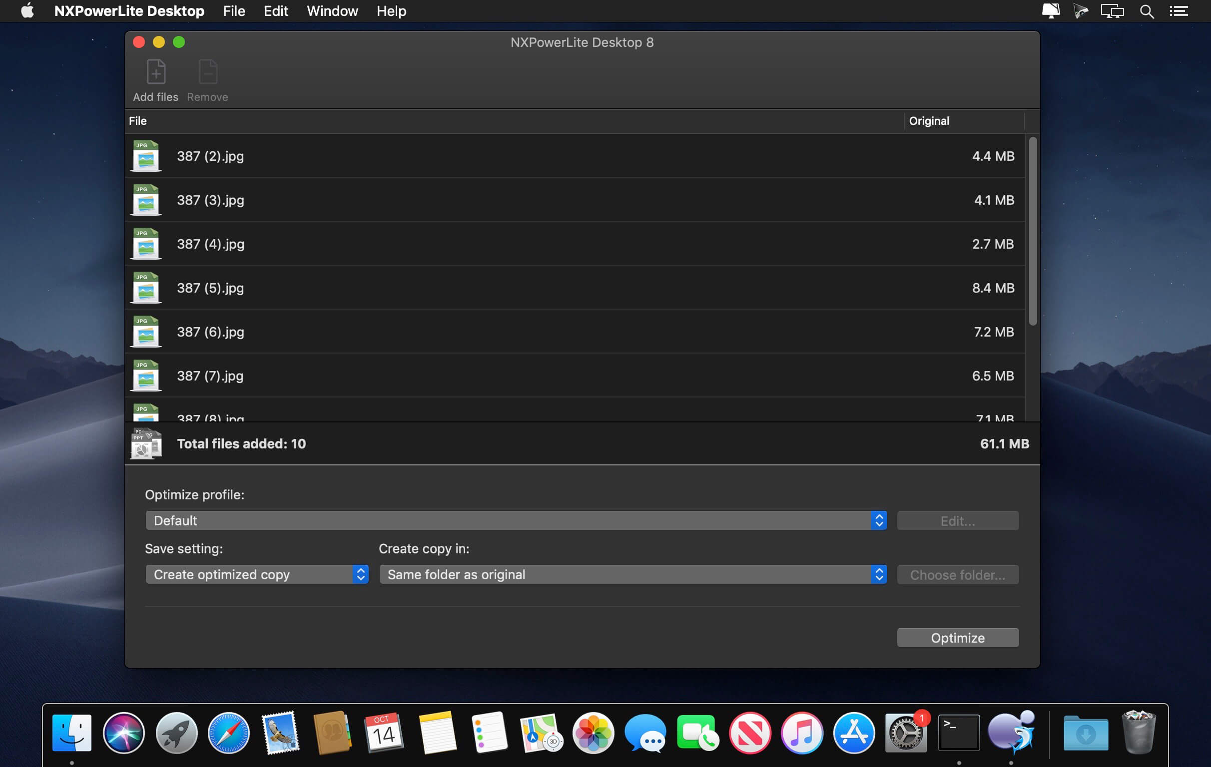 NXPowerLite Desktop 10.3.3