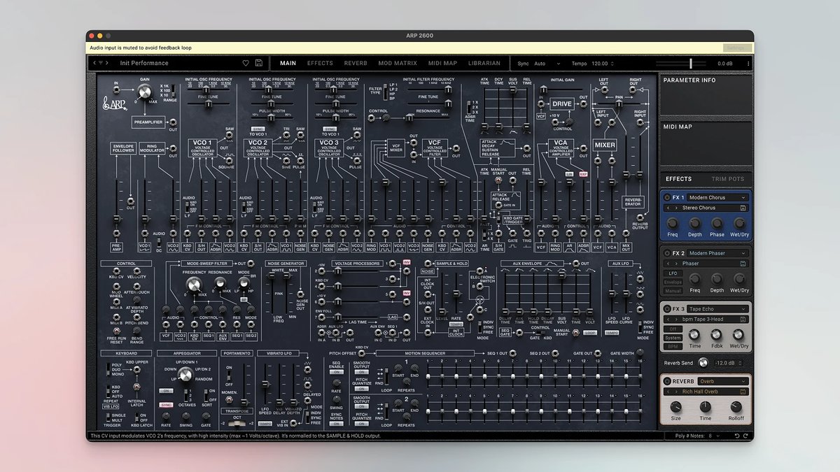 KORG Software ARP 2600 1.2.2